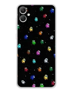 Чехол для Samsung Galaxy A06 с картинкой «Экипаж Among Us»