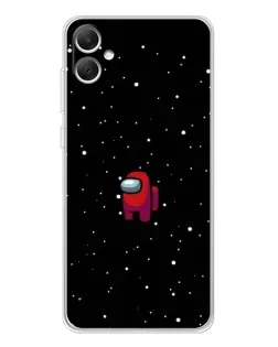 Чехол для Samsung Galaxy A06 с картинкой «Красный Among Us»