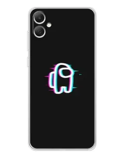 Чехол для Samsung Galaxy A06 с картинкой «Among Us неон»