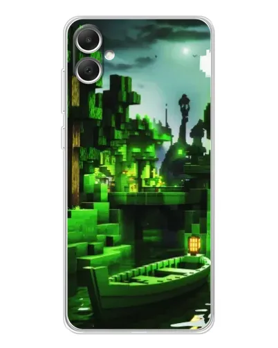 Чехол для Samsung Galaxy A06 с картинкой «Minecraft лесной пейзаж» Чехол для Samsung Galaxy A06 с картинкой «Minecraft лесной пейзаж»