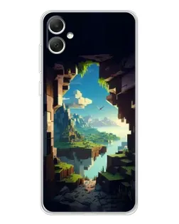 Чехол для Samsung Galaxy A06 с картинкой «Вид из пещеры»