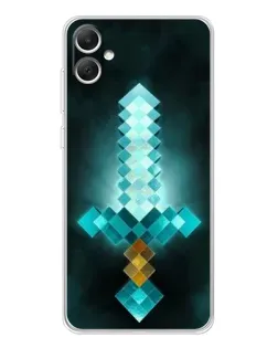 Чехол для Samsung Galaxy A06 с картинкой «Алмазный меч неон»