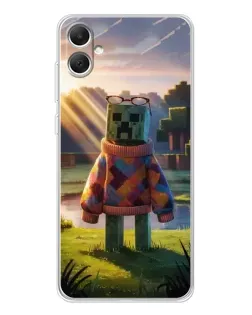 Чехол для Samsung Galaxy A06 с картинкой «Крипер в свитере»
