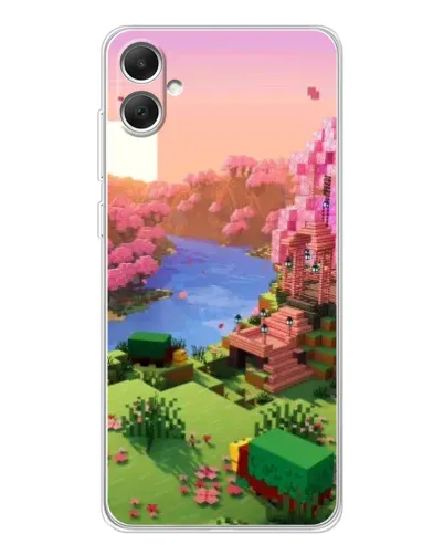 Чехол для Samsung Galaxy A06 с картинкой «Розовое дерево Minecraft» Чехол для Samsung Galaxy A06 с картинкой «Розовое дерево Minecraft»