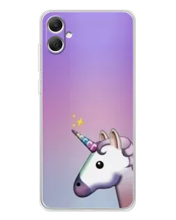 Чехол для Samsung Galaxy A06 с картинкой «Единорог градиент»