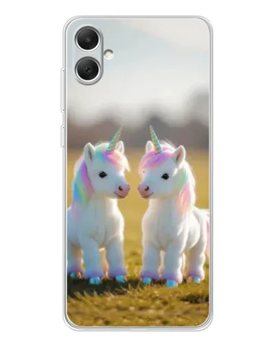 Чехол для Samsung Galaxy A06 с картинкой «Пара единорогов» Чехол для Samsung Galaxy A06 с картинкой «Пара единорогов»