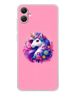 Чехол для Samsung Galaxy A06 с картинкой «Сказочный единорог»