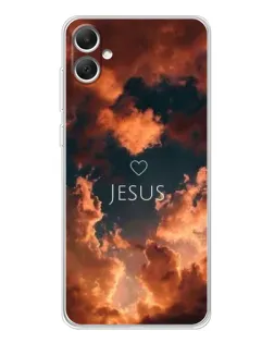 Чохол для Samsung Galaxy A06 з картинкою «Сяйво Імені Jesus»