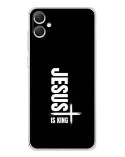 Чохол для Samsung Galaxy A06 з картинкою «Вертикаль віри Jesus»