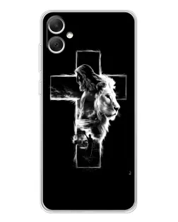 Чохол для Samsung Galaxy A06 з картинкою «Сяючий хрест Jesus»