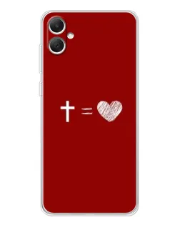 Чохол для Samsung Galaxy A06 з картинкою «Рівняння любові»