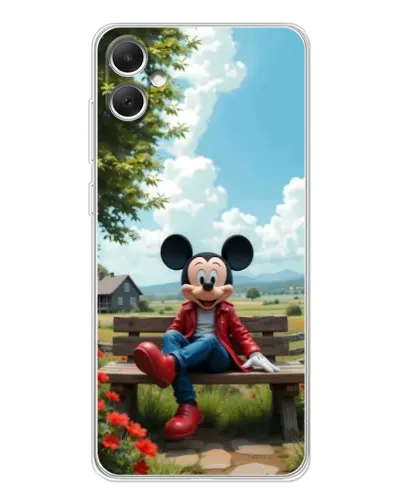 Чехол для Samsung Galaxy A06 с картинкой «Микки на скамейке» Чехол для Samsung Galaxy A06 с картинкой «Микки на скамейке»