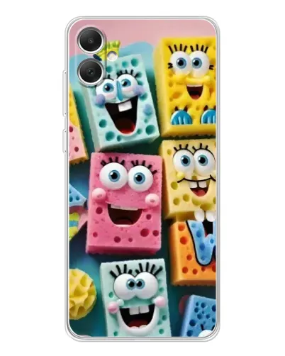 Чехол для Samsung Galaxy A06 с картинкой «Цветные губки» Чехол для Samsung Galaxy A06 с картинкой «Цветные губки»