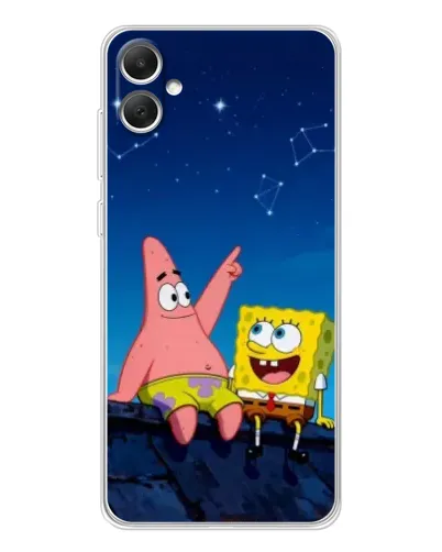 Чехол для Samsung Galaxy A06 с картинкой «Губка Боб и Патрик ночью» Чехол для Samsung Galaxy A06 с картинкой «Губка Боб и Патрик ночью»