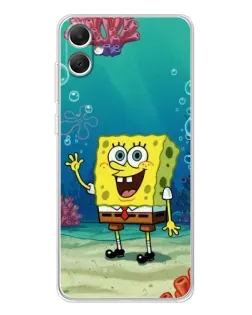 Чехол для Samsung Galaxy A06 с картинкой «Подводный привет»