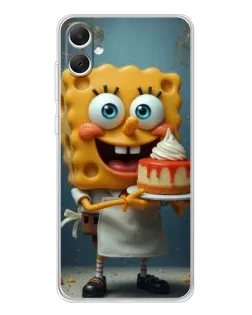 Чехол для Samsung Galaxy A06 с картинкой «Повар Спанч Боб»