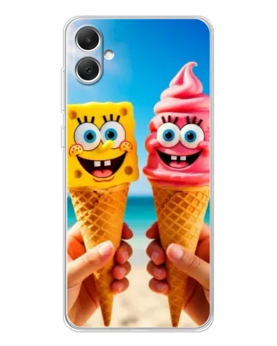 Чехол для Samsung Galaxy A06 с картинкой «Спанч Боб мороженое» Чехол для Samsung Galaxy A06 с картинкой «Спанч Боб мороженое»