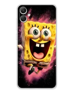 Чехол для Samsung Galaxy A06 с картинкой «Взрывной Спанч Боб»