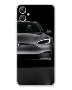 Чехол для Samsung Galaxy A06 с картинкой «Tesla Model S Look»