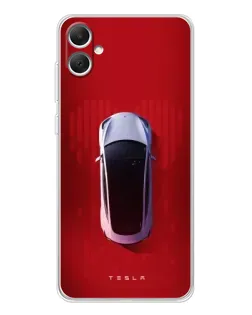 Чохол для Samsung Galaxy A06 з картинкою «Tesla Top View»