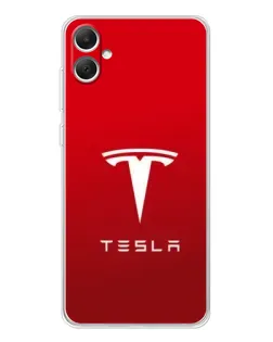 Чохол для Samsung Galaxy A06 з картинкою «Tesla Red Classic»