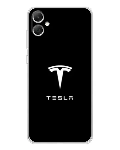 Чохол для Samsung Galaxy A06 з картинкою «Tesla White Logo» Чохол для Samsung Galaxy A06 з картинкою «Tesla White Logo»