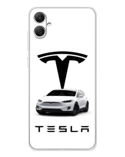 Чохол для Samsung Galaxy A06 з картинкою «Tesla White Style» Чохол для Samsung Galaxy A06 з картинкою «Tesla White Style»