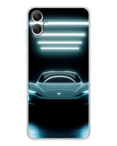 Чохол для Samsung Galaxy A06 з картинкою «Tesla в неоні» Чохол для Samsung Galaxy A06 з картинкою «Tesla в неоні»