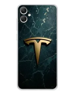 Чохол для Samsung Galaxy A06 з картинкою «Мармурова Tesla Gold»