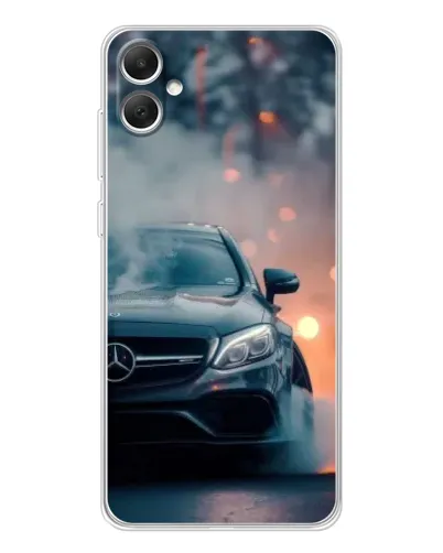 Чехол для Samsung Galaxy A06 с картинкой «Mercedes — ночной город»