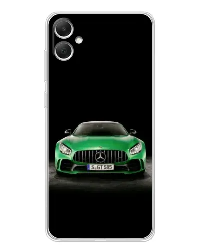 Чехол для Samsung Galaxy A06 с картинкой «Mercedes — неоновый лого»