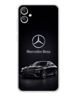 Чехол для Samsung Galaxy A06 с картинкой «Mercedes — решетка радиатора»