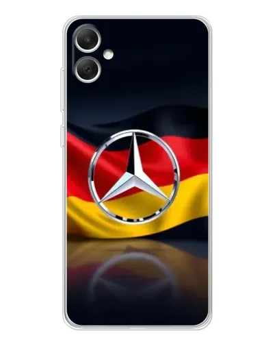 Чехол для Samsung Galaxy A06 с картинкой «Mercedes — флаг Германии»