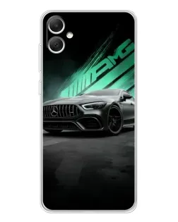 Чехол для Samsung Galaxy A06 с картинкой «Темный Mercedes AMG»