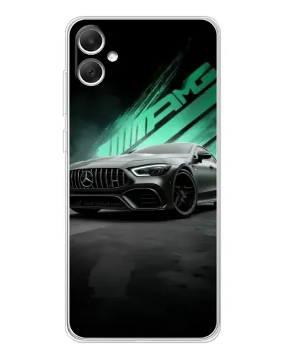 Чехол для Samsung Galaxy A06 с картинкой «Темный Mercedes AMG»