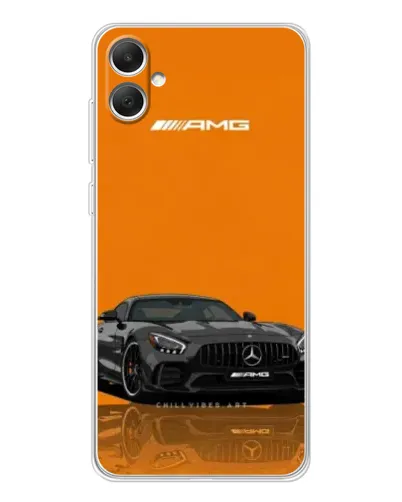 Чехол для Samsung Galaxy A06 с картинкой «Оранжевый Mercedes AMG»