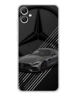 Чехол для Samsung Galaxy A06 с картинкой «Mercedes AMG — графика»