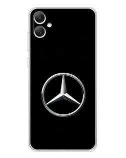 Чехол для Samsung Galaxy A06 с картинкой «Mercedes классический лого»