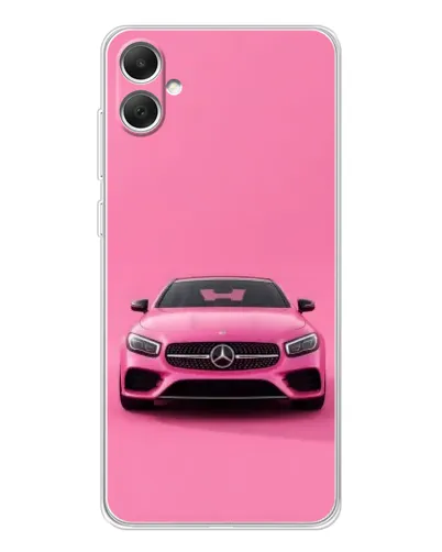 Чехол для Samsung Galaxy A06 с картинкой «Розовый Mercedes AMG»