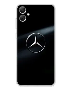 Чехол для Samsung Galaxy A06 с картинкой «Mercedes на металле»