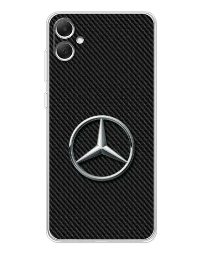 Чехол для Samsung Galaxy A06 с картинкой «Карбоновый Mercedes стиль»