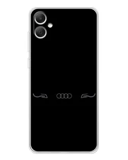 Чехол для Samsung Galaxy A06 с картинкой «Audi — световой подпись»
