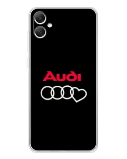 Чехол для Samsung Galaxy A06 с картинкой «Логотип Audi Heart»