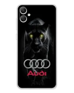 Чехол для Samsung Galaxy A06 с картинкой «Пантера и Audi»
