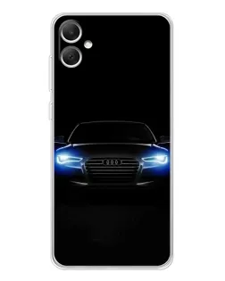 Чехол для Samsung Galaxy A06 с картинкой «Audi в неоне»