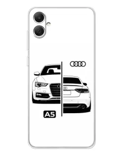 Чехол для Samsung Galaxy A06 с картинкой «Audi — контрастный дизайн»