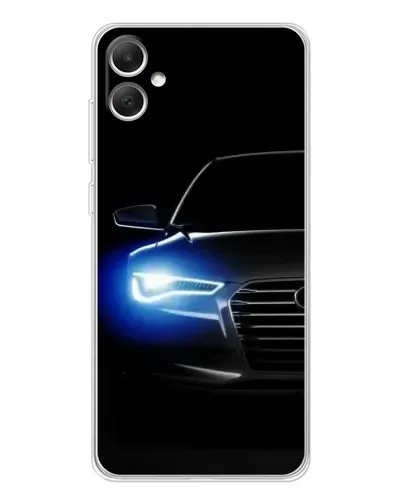 Чехол для Samsung Galaxy A06 с картинкой «Неоновый взгляд Audi»