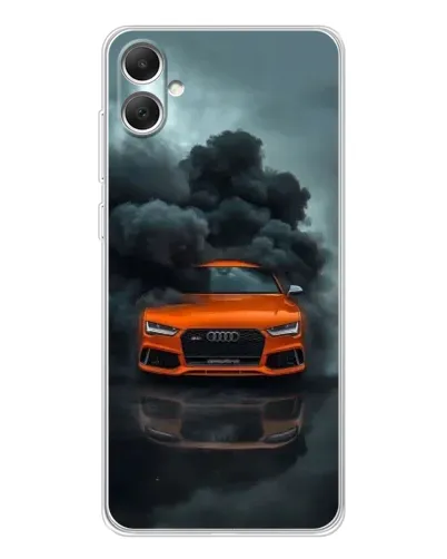 Чехол для Samsung Galaxy A06 с картинкой «Audi в облаках дыма»