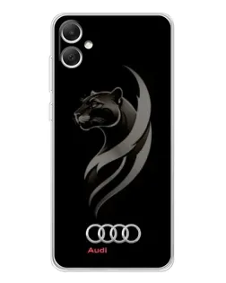 Чехол для Samsung Galaxy A06 с картинкой «Графика — пантера и Audi»