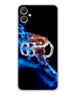Чехол для Samsung Galaxy A06 с картинкой «Энергия лого Audi»